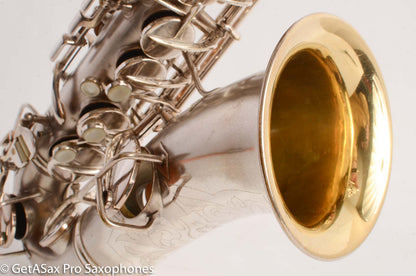 Conn New Wonder II Chu Berry Alto Saxophone Original Silver Plate 1927 201774
