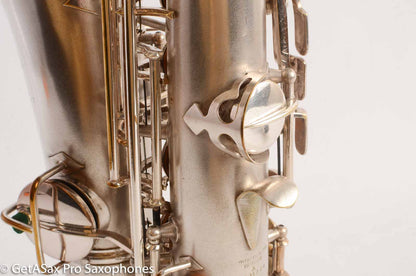 Conn New Wonder II Chu Berry Alto Saxophone Original Silver Plate 1927 201774