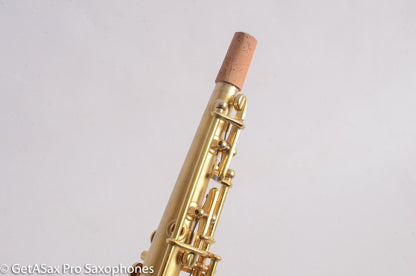 Conn New Wonder II Soprano Saxophone Mint GOLD Plate Matt Stohrer Overhaul!