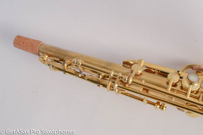 Conn New Wonder II Soprano Saxophone Mint GOLD Plate Matt Stohrer Overhaul!