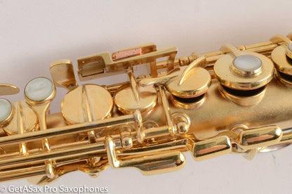 Conn New Wonder II Soprano Saxophone Mint GOLD Plate Matt Stohrer Overhaul!