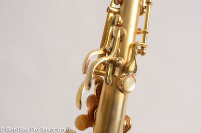 Conn New Wonder II Soprano Saxophone Mint GOLD Plate Matt Stohrer Overhaul!