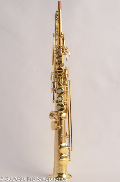 Conn New Wonder II Soprano Saxophone Mint GOLD Plate Matt Stohrer Overhaul!