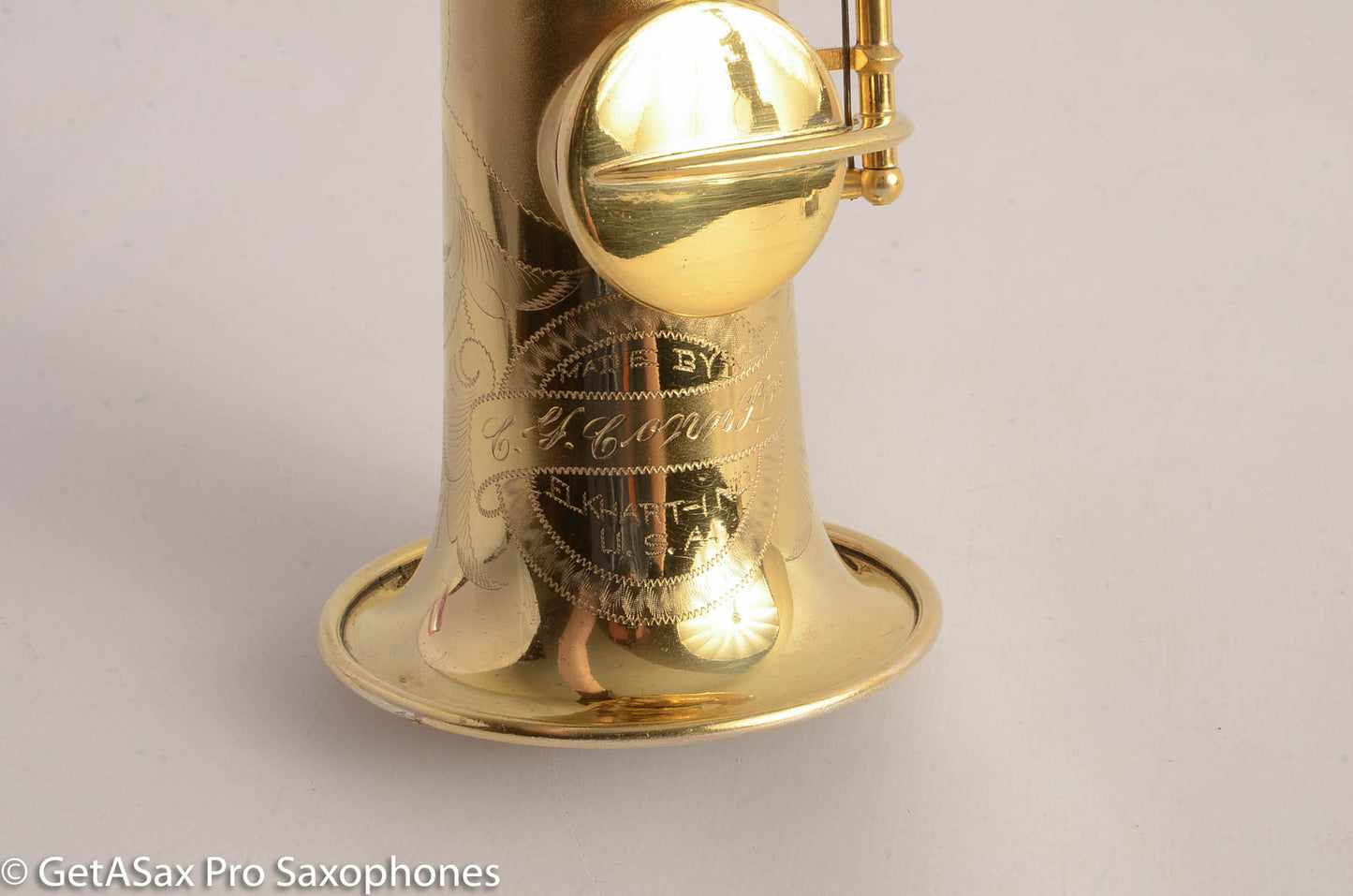 Conn New Wonder II Soprano Saxophone Mint GOLD Plate Matt Stohrer Overhaul!