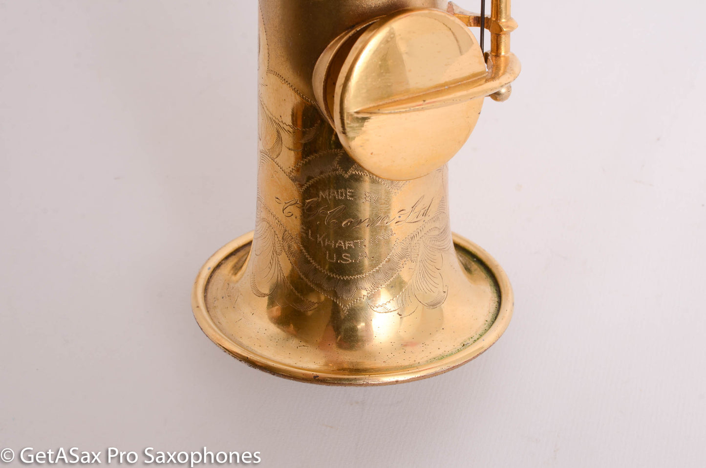 Conn New Wonder II Soprano Saxophone Gold Plate 196131