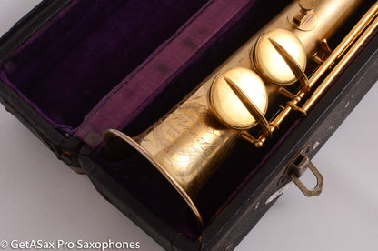 Conn New Wonder II Soprano Saxophone Gold Plate 196131