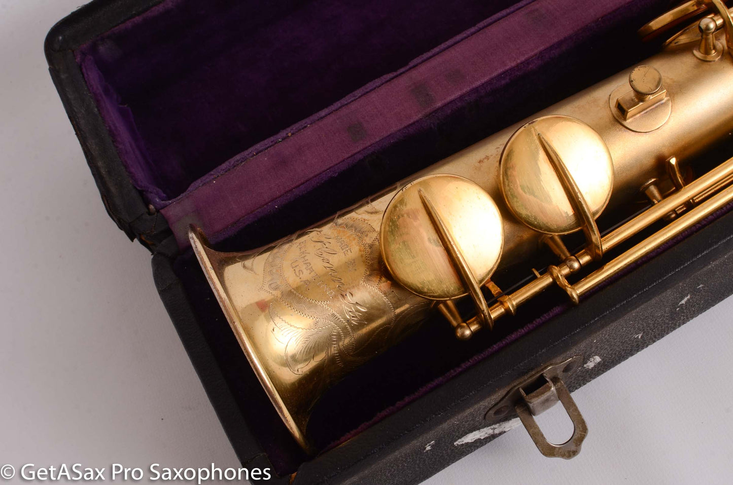 Conn New Wonder II Soprano Saxophone Gold Plate 196131