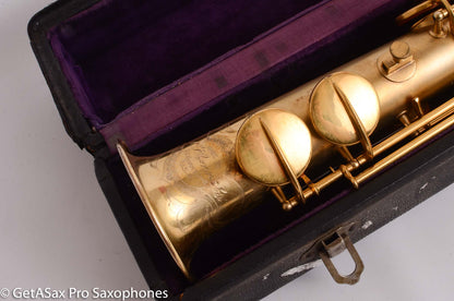 Conn New Wonder II Soprano Saxophone Gold Plate 196131