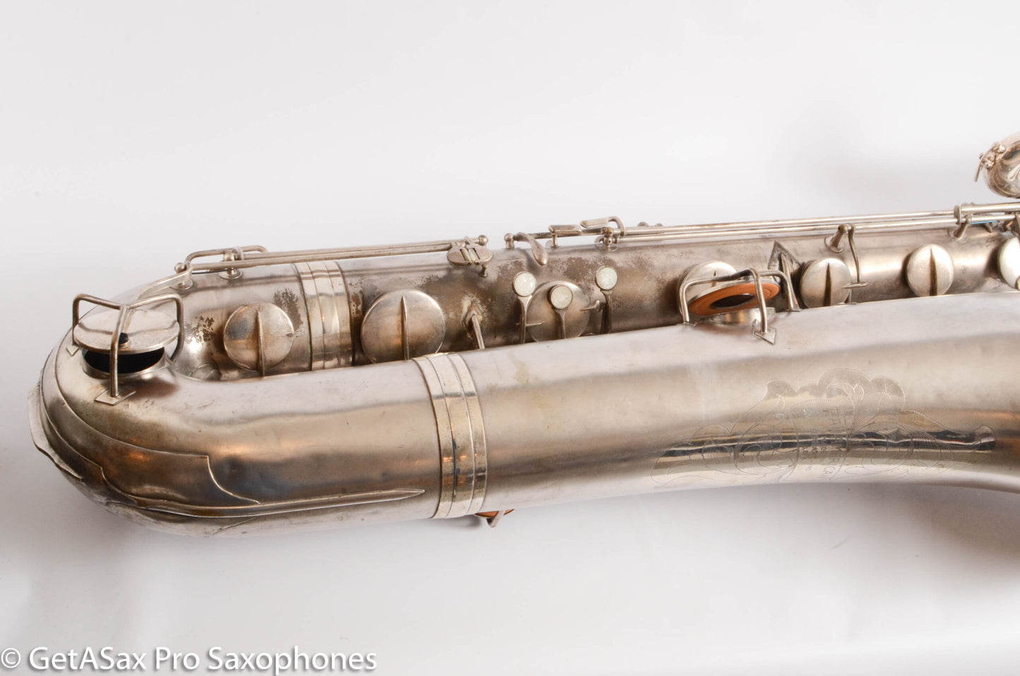 Conn Panamerican (New Wonder 1) Bass Saxophone Silver Plate Recent Overhaul