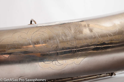 Conn Panamerican (New Wonder 1) Bass Saxophone Silver Plate Recent Overhaul