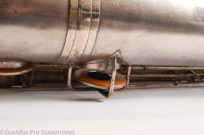 Conn Panamerican (New Wonder 1) Bass Saxophone Silver Plate Recent Overhaul