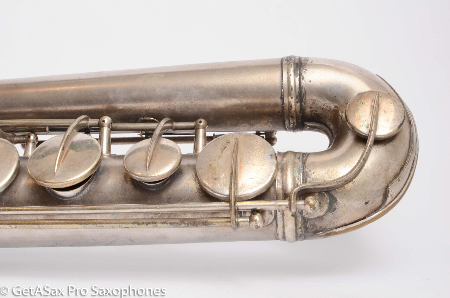 Conn Panamerican (New Wonder 1) Bass Saxophone Silver Plate Recent Overhaul