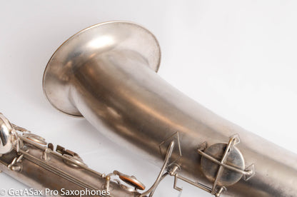 Conn Panamerican (New Wonder 1) Bass Saxophone Silver Plate Recent Overhaul