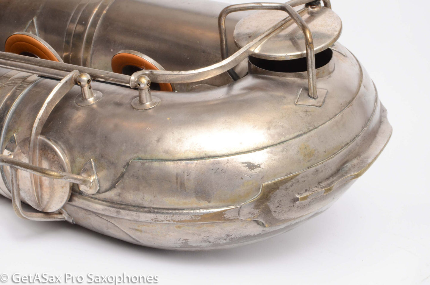 Conn Panamerican (New Wonder 1) Bass Saxophone Silver Plate Recent Overhaul