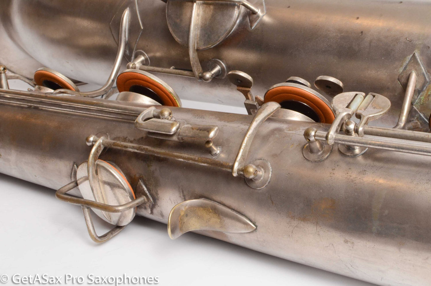 Conn Panamerican (New Wonder 1) Bass Saxophone Silver Plate Recent Overhaul