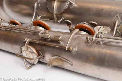 Conn Panamerican (New Wonder 1) Bass Saxophone Silver Plate Recent Overhaul