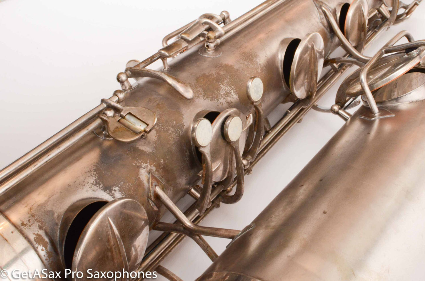 Conn Panamerican (New Wonder 1) Bass Saxophone Silver Plate Recent Overhaul