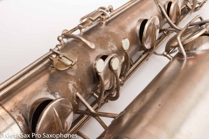 Conn Panamerican (New Wonder 1) Bass Saxophone Silver Plate Recent Overhaul