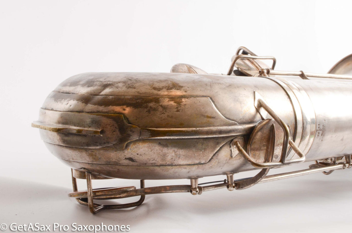 Conn Panamerican (New Wonder 1) Bass Saxophone Silver Plate Recent Overhaul