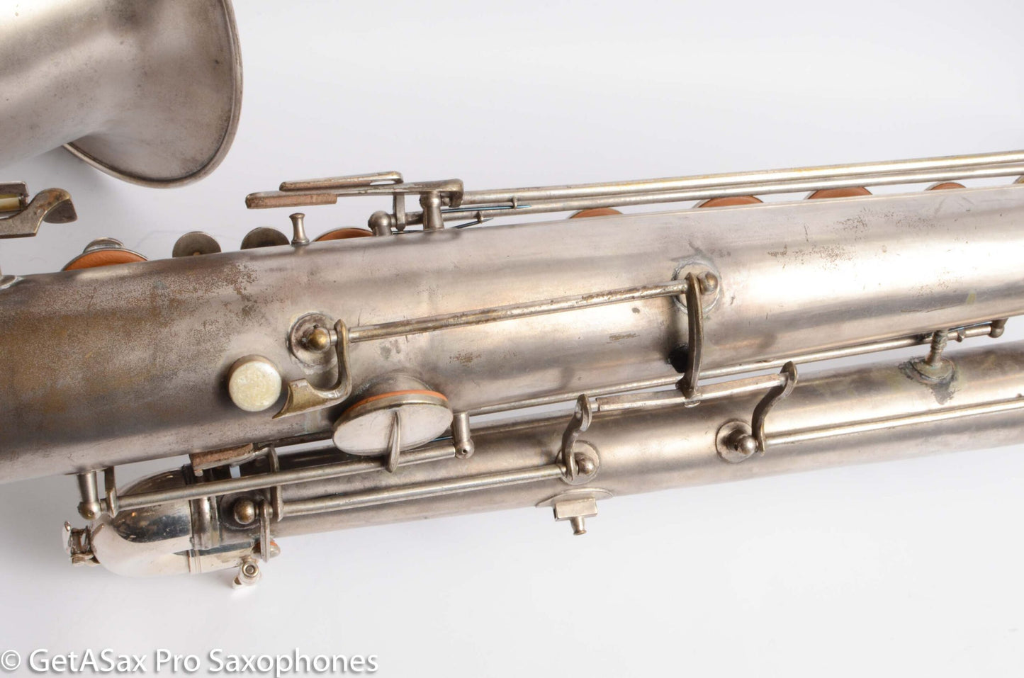 Conn Panamerican (New Wonder 1) Bass Saxophone Silver Plate Recent Overhaul