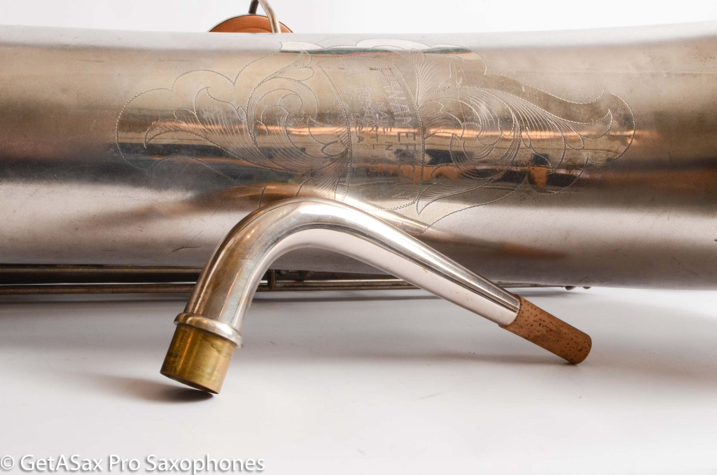 Conn Panamerican (New Wonder 1) Bass Saxophone Silver Plate Recent Overhaul