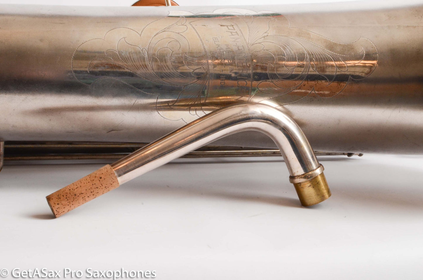 Conn Panamerican (New Wonder 1) Bass Saxophone Silver Plate Recent Overhaul