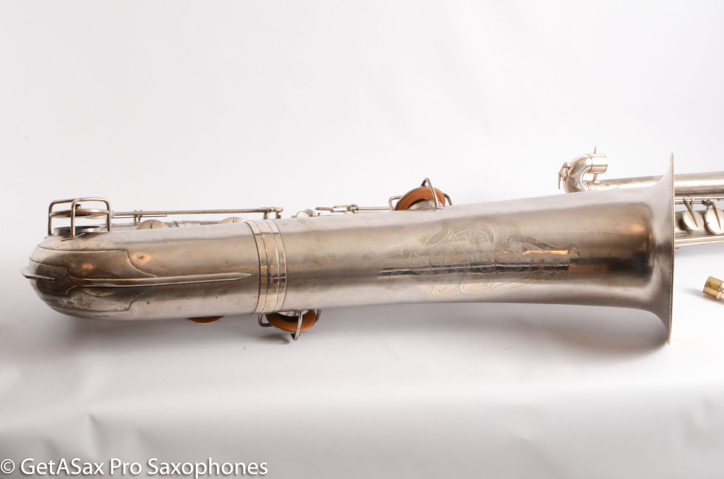 Conn Panamerican (New Wonder 1) Bass Saxophone Silver Plate Recent Overhaul