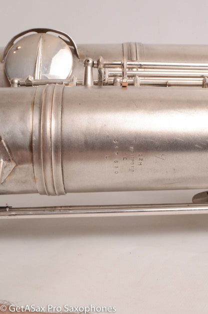 Conn 12M Baritone AMAZING Original Silver Plate and Freshly Overhauled 347630