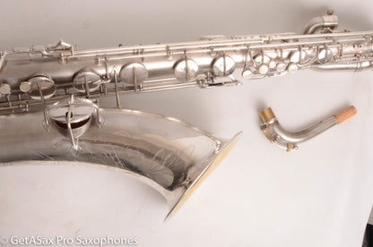 Conn 12M Baritone AMAZING Original Silver Plate and Freshly Overhauled 347630