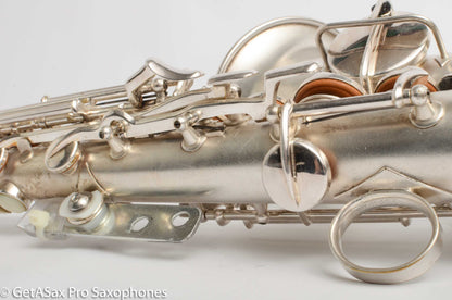 Conn Transitional 4M Curved Soprano Art Deco Silver Overhauled 220678