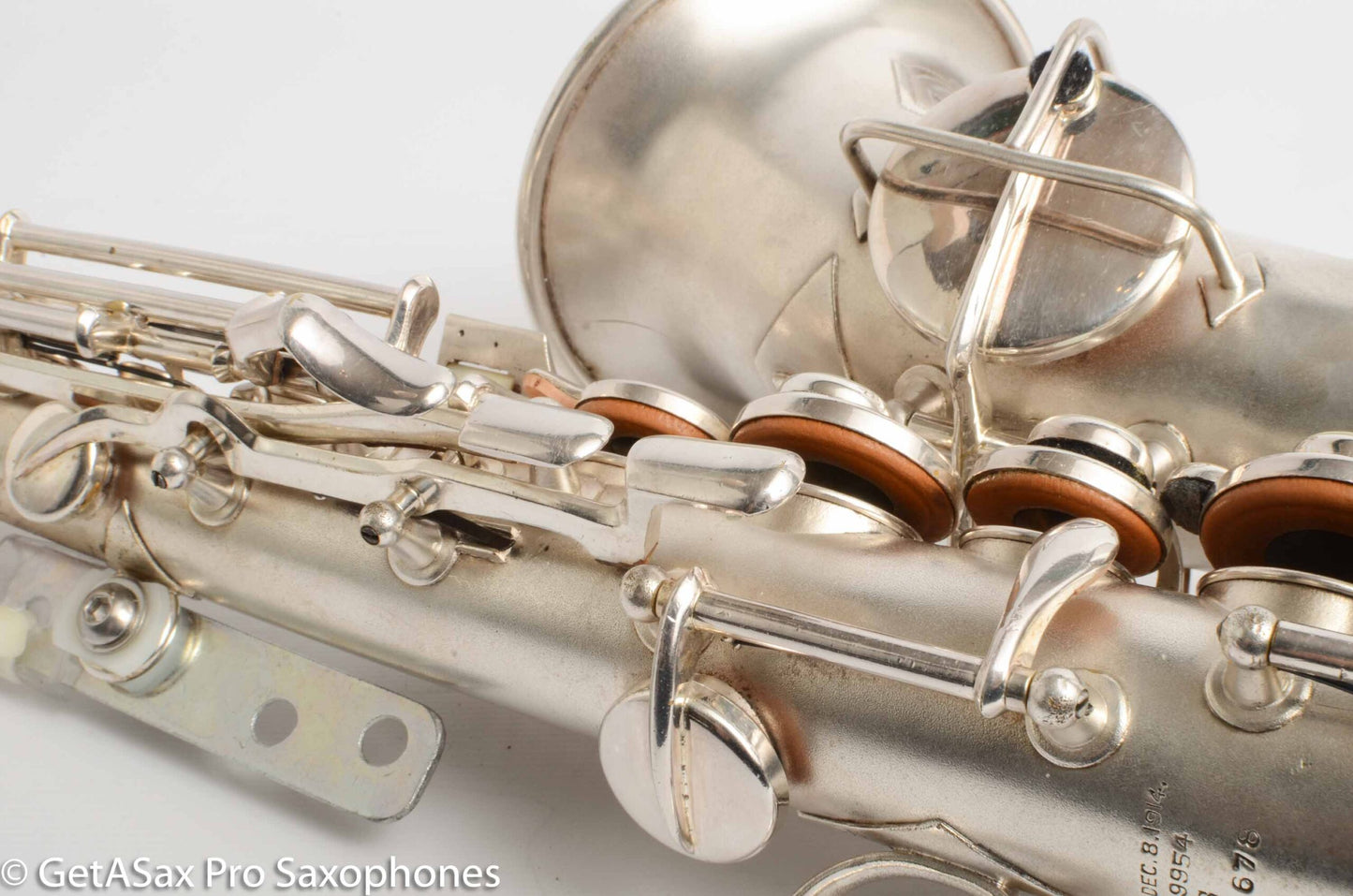 Conn Transitional 4M Curved Soprano Art Deco Silver Overhauled 220678