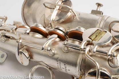 Conn Transitional 4M Curved Soprano Art Deco Silver Overhauled 220678