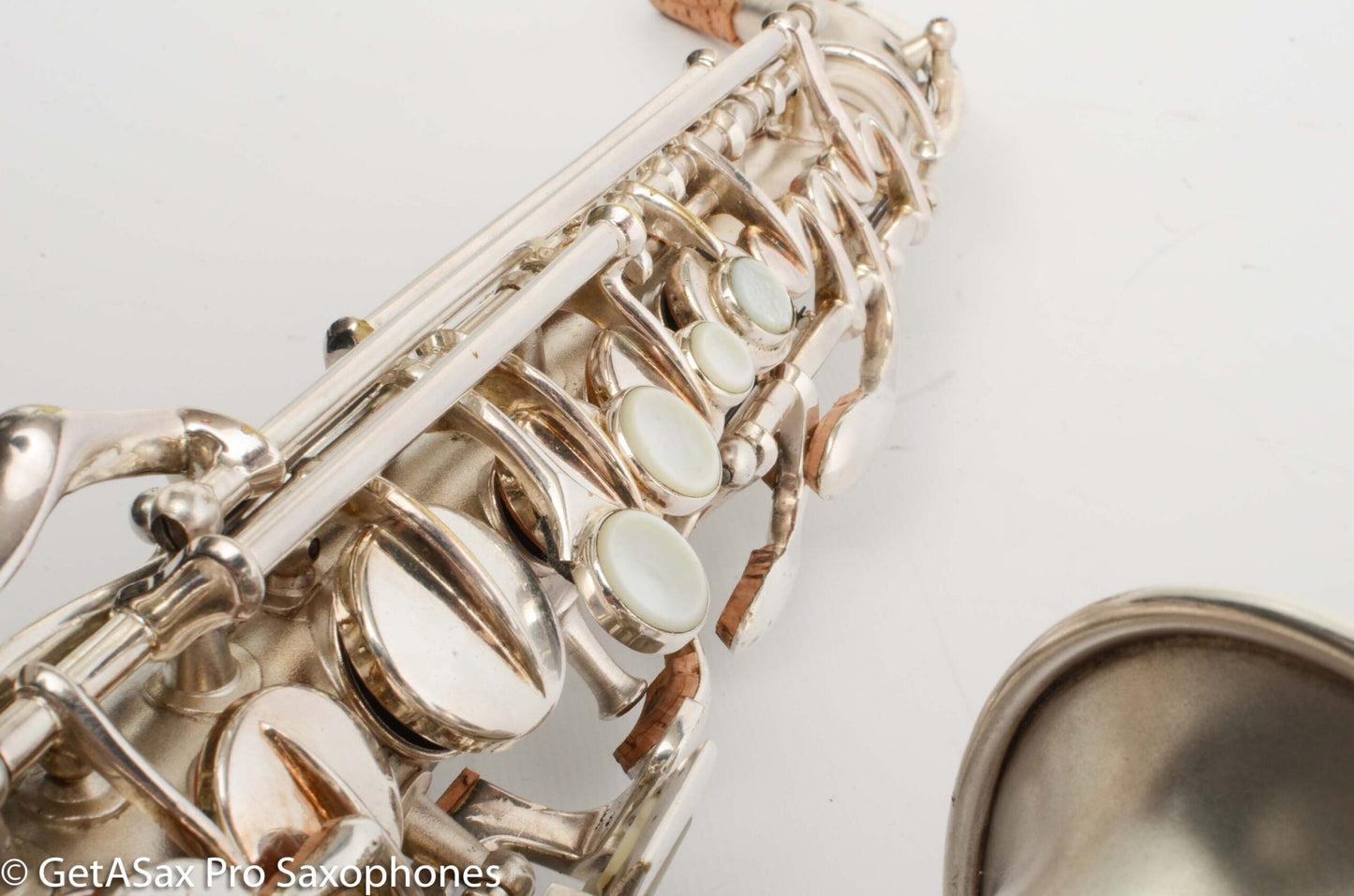 Conn Transitional 4M Curved Soprano Art Deco Silver Overhauled 220678