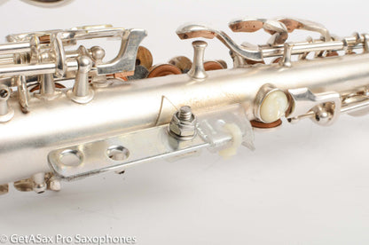 Conn Transitional 4M Curved Soprano Art Deco Silver Overhauled 220678