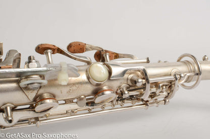 Conn Transitional 4M Curved Soprano Art Deco Silver Overhauled 220678