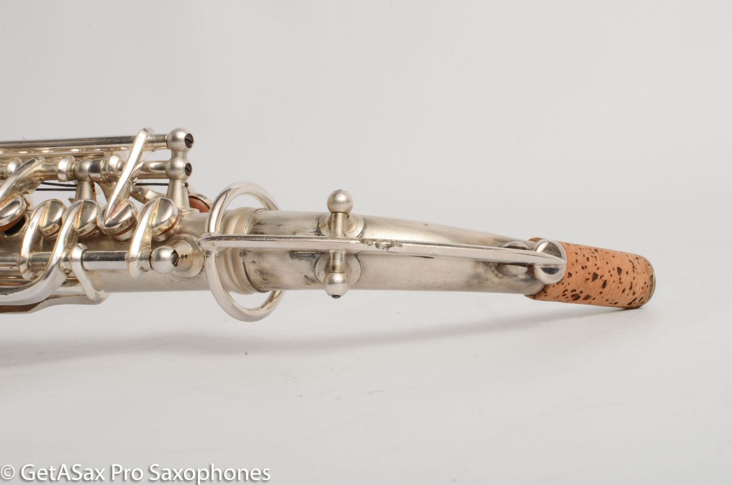 Conn Transitional 4M Curved Soprano Art Deco Silver Overhauled 220678