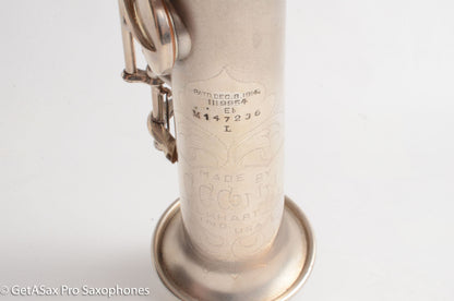 Conn NW1/II Sopranino Orig Silver Plate Fresh Bill Singer Overhaul 147236