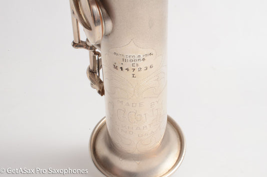 Conn NW1/II Sopranino Orig Silver Plate Fresh Bill Singer Overhaul 147236