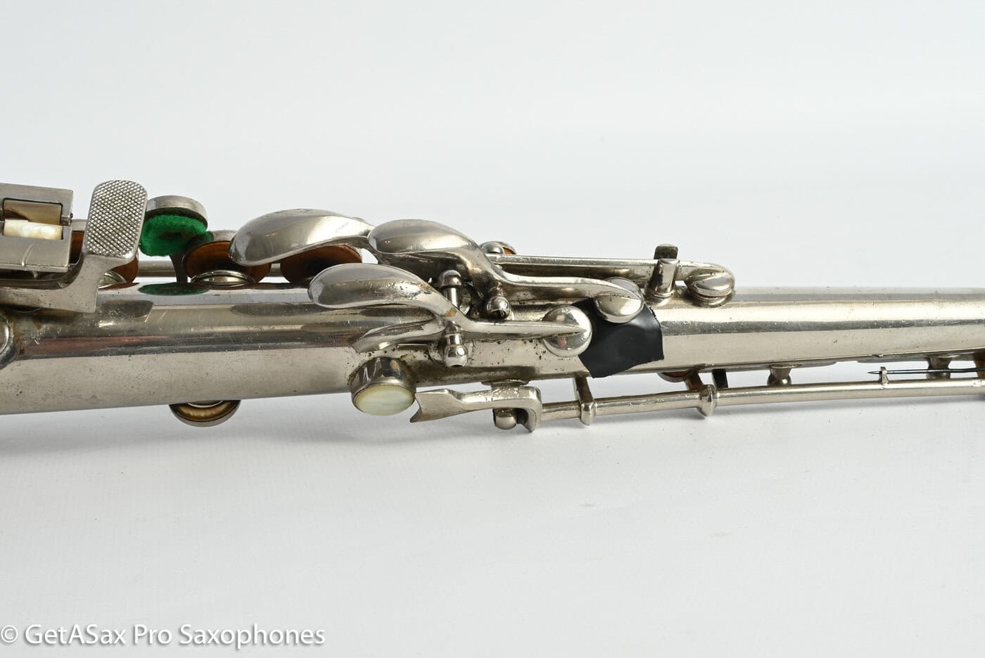Conn New Wonder II Bb Soprano Original Nickel Plate Needs Overhaul 198k