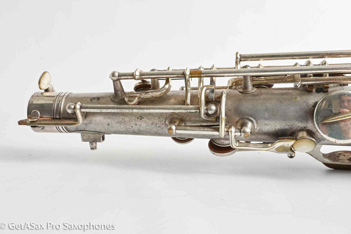 Conn Transitional NWII/10M Tenor Art Deco Silver Plays Great! 250059