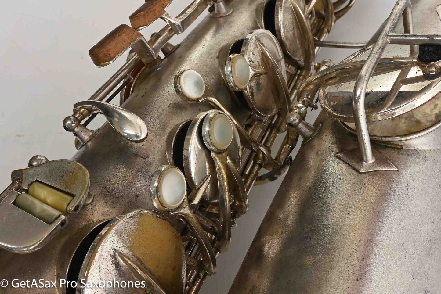 Conn Transitional NWII/10M Tenor Art Deco Silver Plays Great! 250059