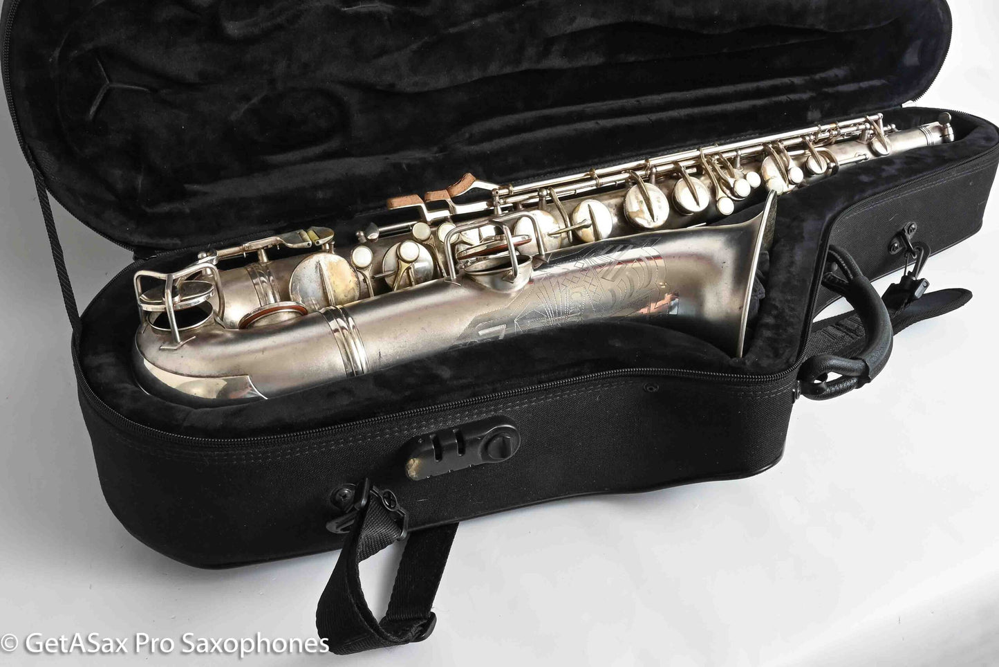 Conn Transitional NWII/10M Tenor Art Deco Silver Plays Great! 250059