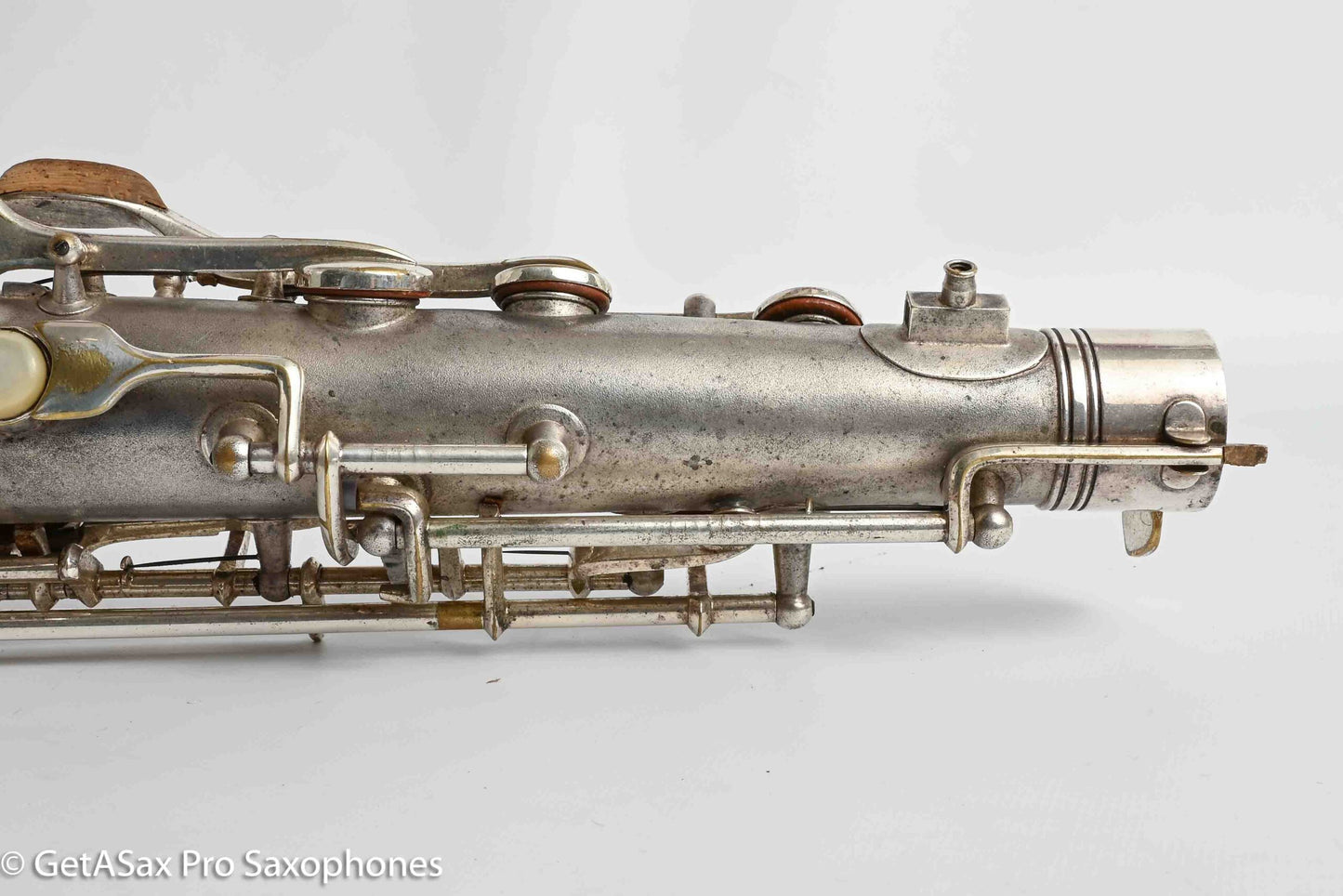 Conn Transitional NWII/10M Tenor Art Deco Silver Plays Great! 250059