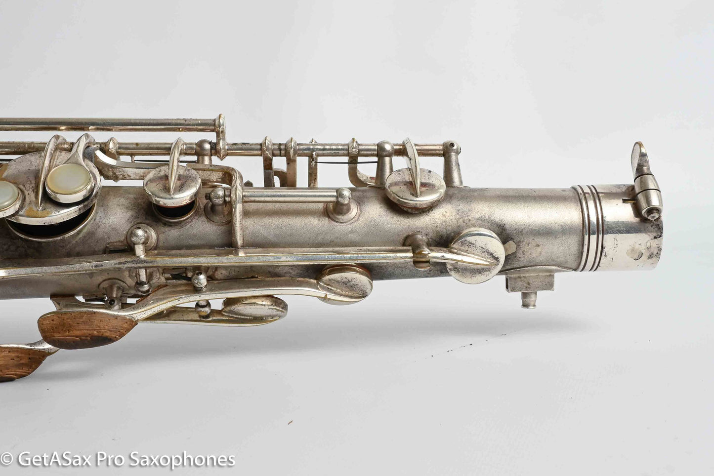 Conn Transitional NWII/10M Tenor Art Deco Silver Plays Great! 250059