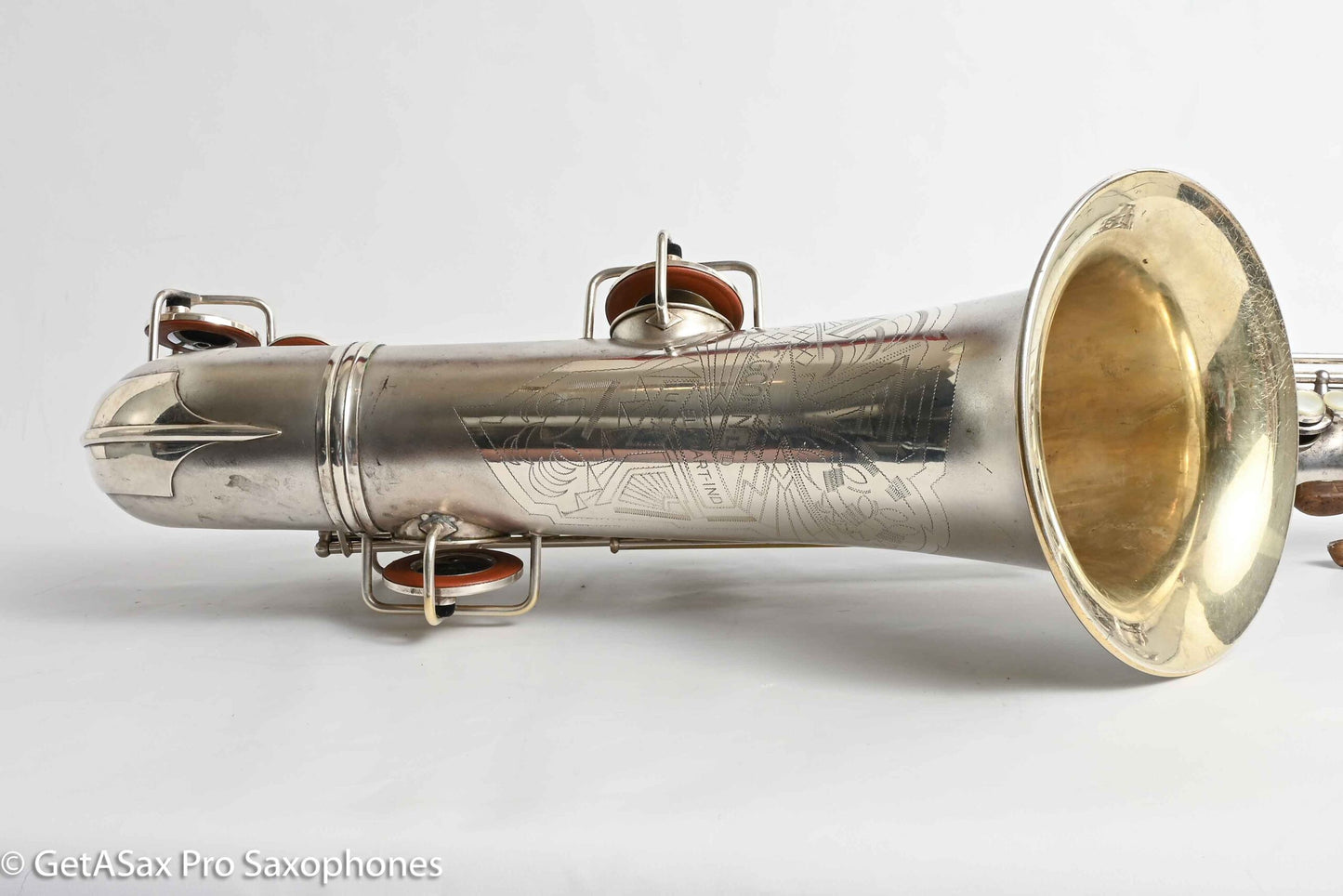 Conn Transitional NWII/10M Tenor Art Deco Silver Plays Great! 250059