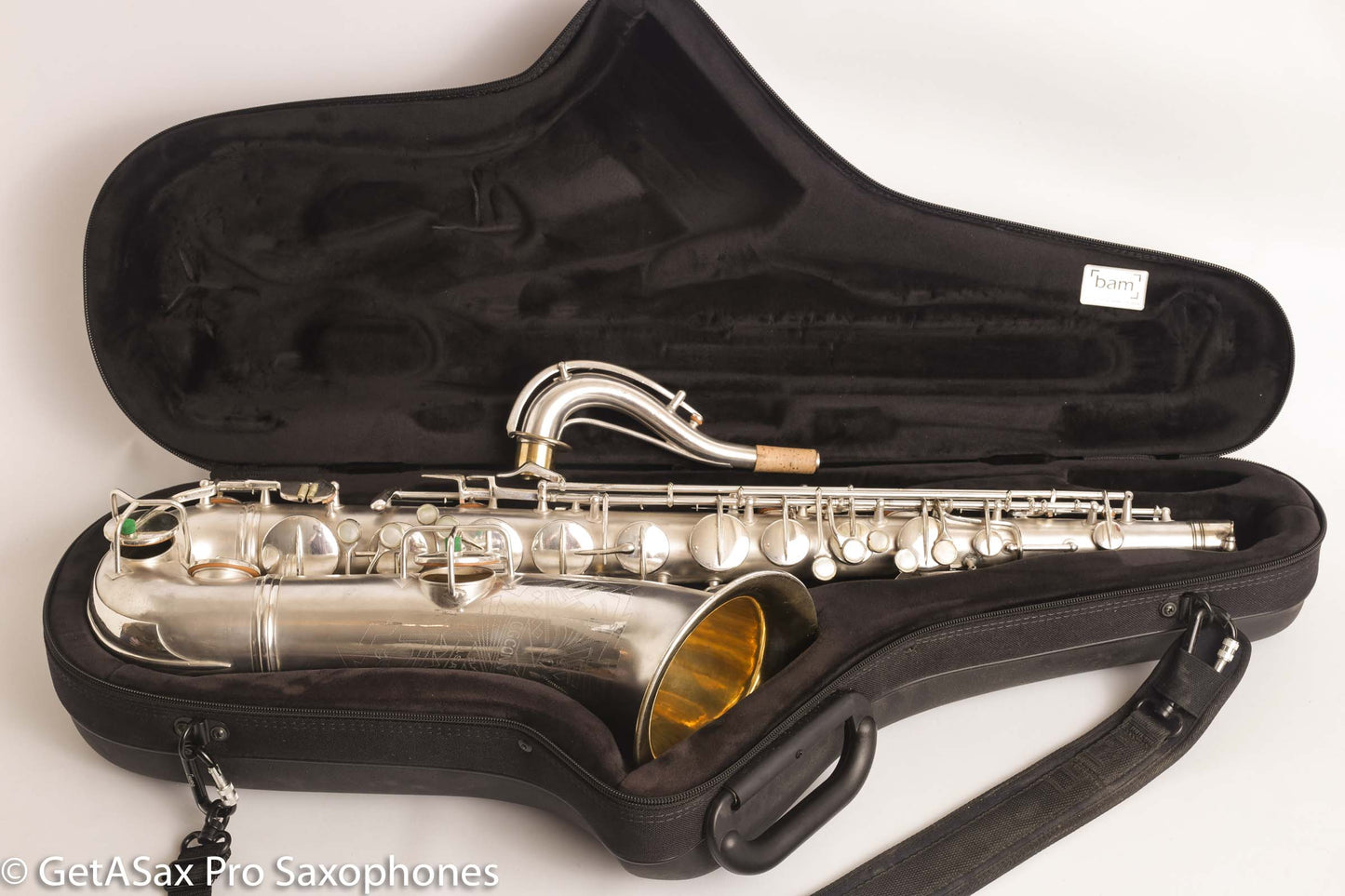 Conn Transitional Art Deco Tenor Original Silver Plate Overhauled 243357