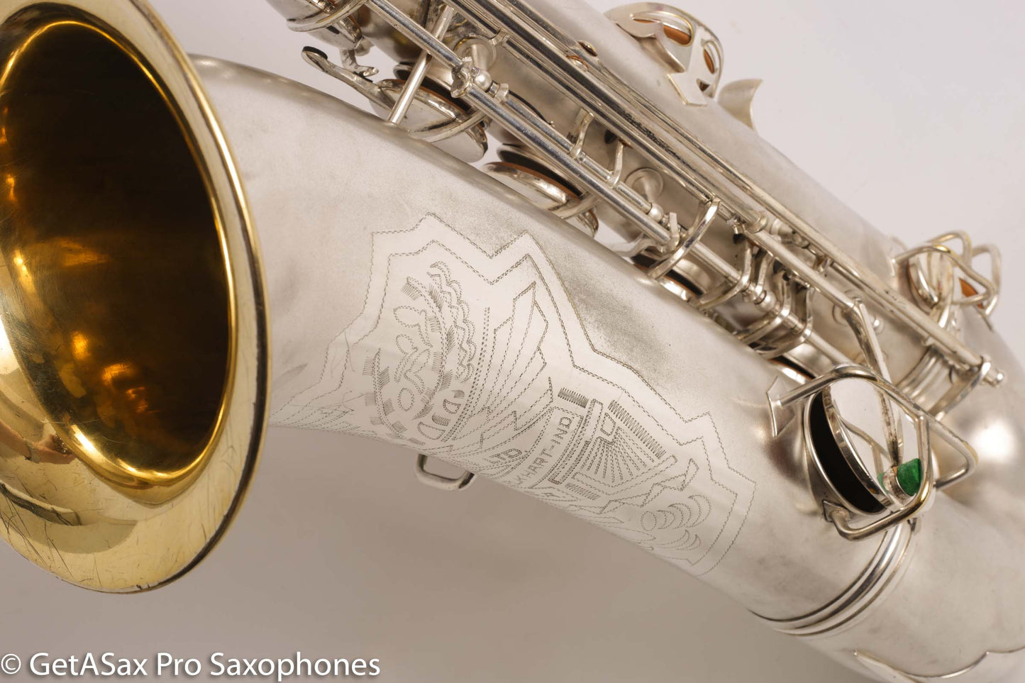 Conn Transitional Art Deco Tenor Original Silver Plate Overhauled 243357