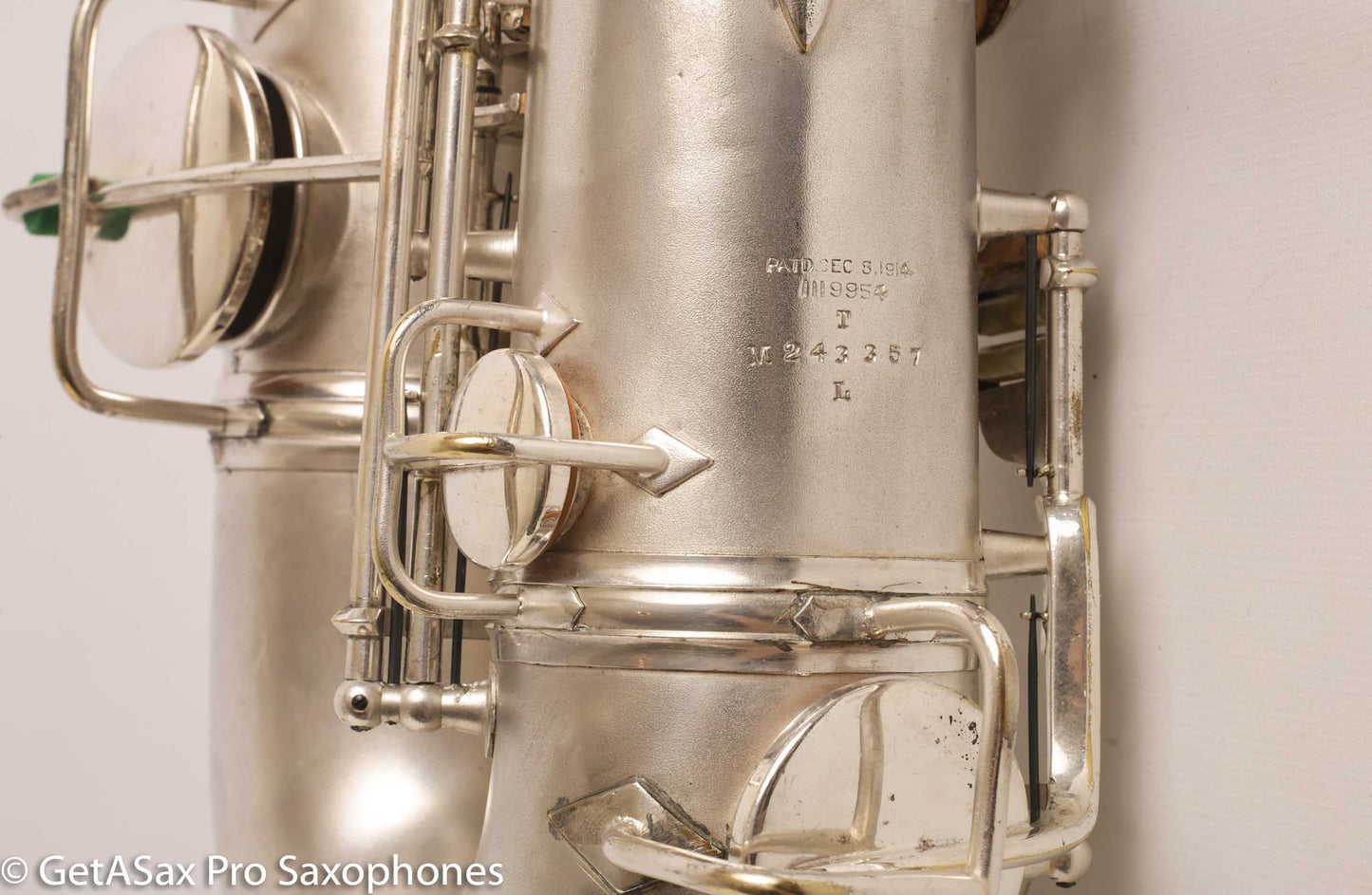 Conn Transitional Art Deco Tenor Original Silver Plate Overhauled 243357