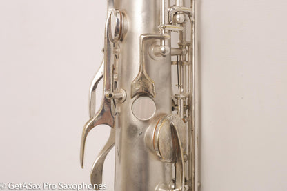 Conn Transitional Art Deco Tenor Original Silver Plate Overhauled 243357