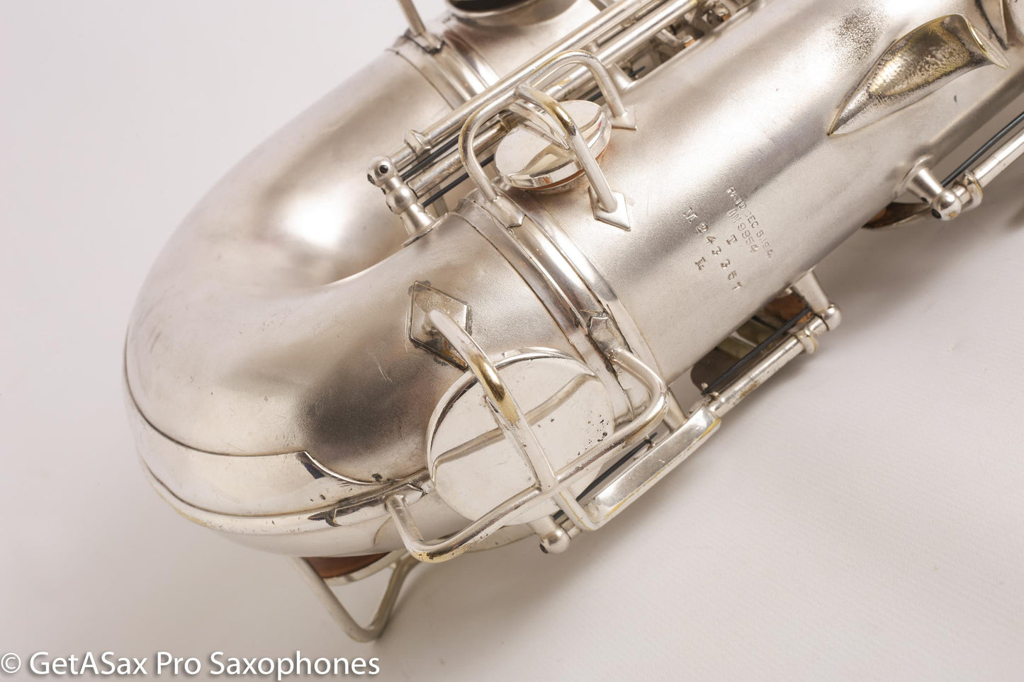 Conn Transitional Art Deco Tenor Original Silver Plate Overhauled 243357